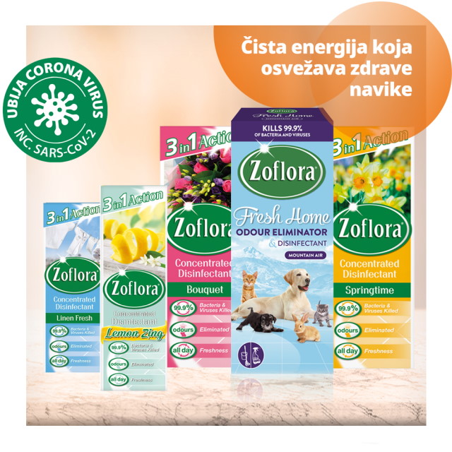 Zoflora - Čuva zdravlje i lepo miriše